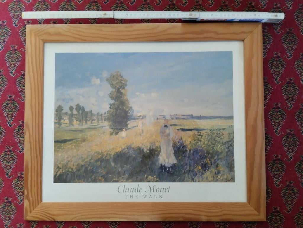Foto kader Claude Monet, Ophalen of Verzenden