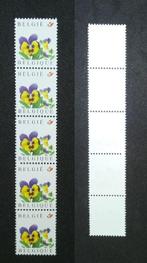 Timbres 3180 Pensée Bande de 5 (Validité permanente), Envoi, Timbre-poste, Neuf
