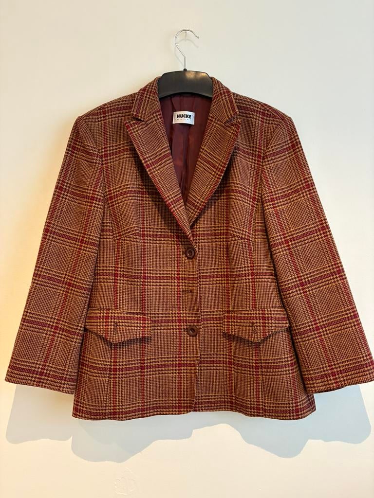 Blazer vrouwen hucke 44, Kleding | Dames, Jasjes, Kostuums en Pakken, Ophalen of Verzenden, Zo goed als nieuw