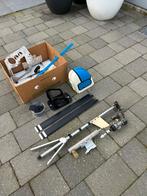 Schluter Bell 222 rc helikopter mt webra motor 10 cc vintage, Ophalen of Verzenden, Gebruikt, Nitro, Helikopter