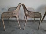 4 Air XL - Taupe - Siesta stoelen, Maison & Meubles, Chaises, Autres couleurs, Comme neuf, Synthétique, Enlèvement