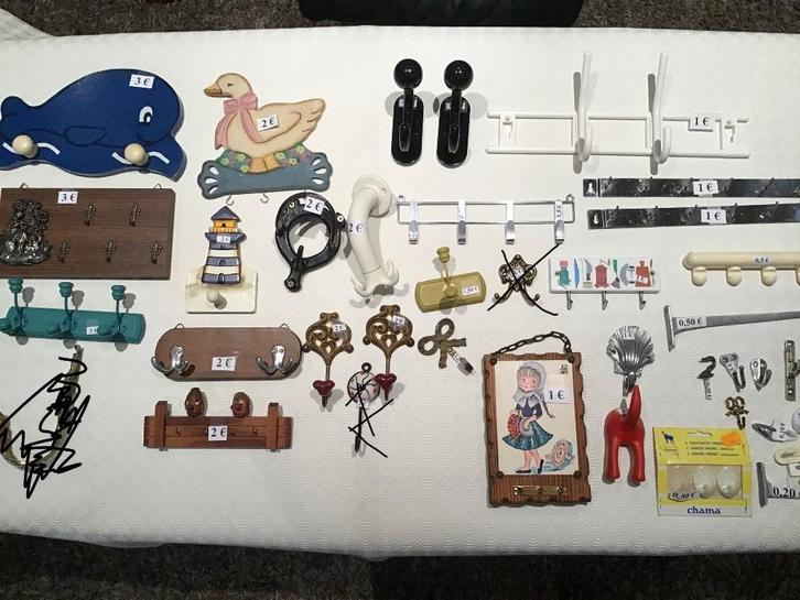 divers petits porte-manteaux, Maison & Meubles, Accessoires pour la Maison | Portemanteaux, Comme neuf, Enlèvement ou Envoi