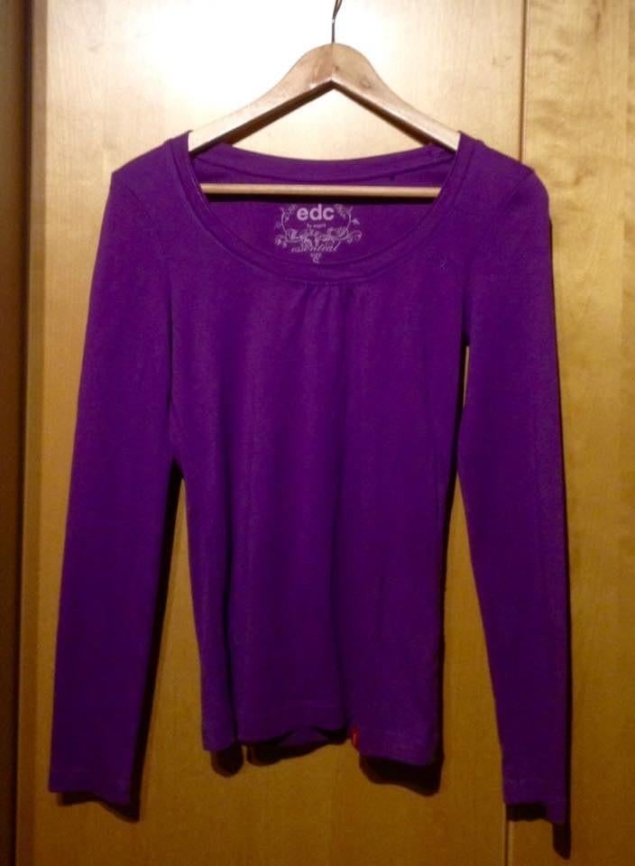 T M T-shirt met lange mouwen voor dames, Kleding | Dames, T-shirts, Maat 38/40 (M), Paars, Ophalen of Verzenden, Zo goed als nieuw