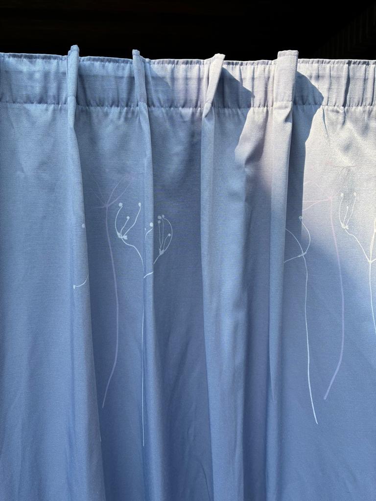 Kamerhoge gordijnen in lila, Huis en Inrichting, Stoffering | Gordijnen en Lamellen, Zo goed als nieuw, Ophalen