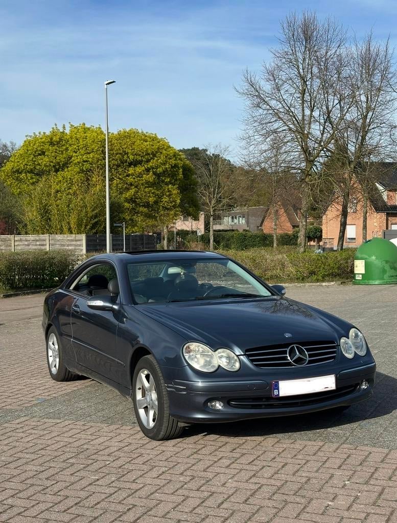 Mercedes CLK200 kompressor Full Option 2005 benzine + lpg, Automaat, 4 zetels, Achterwielaandrijving, Blauw