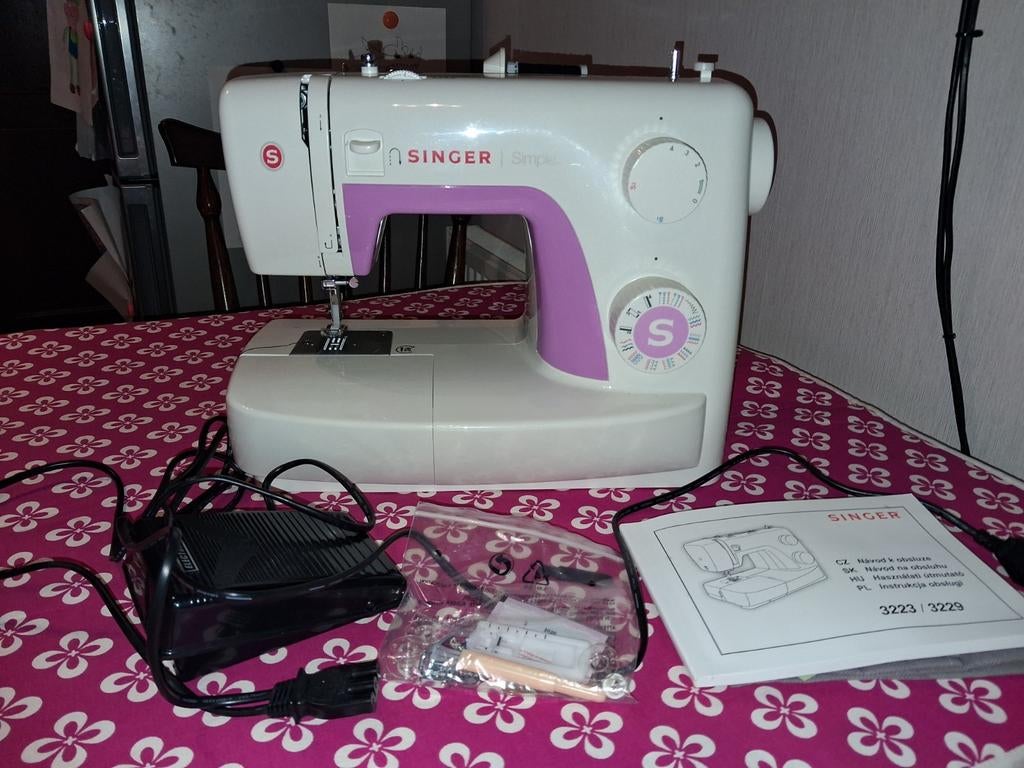 Singer Simple naaimachine, Ophalen