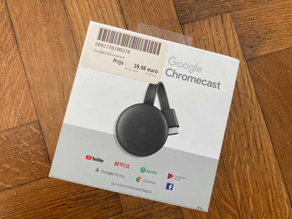 Google Chromecast, Audio, Tv en Foto, Mediaspelers, Ophalen, Zo goed als nieuw