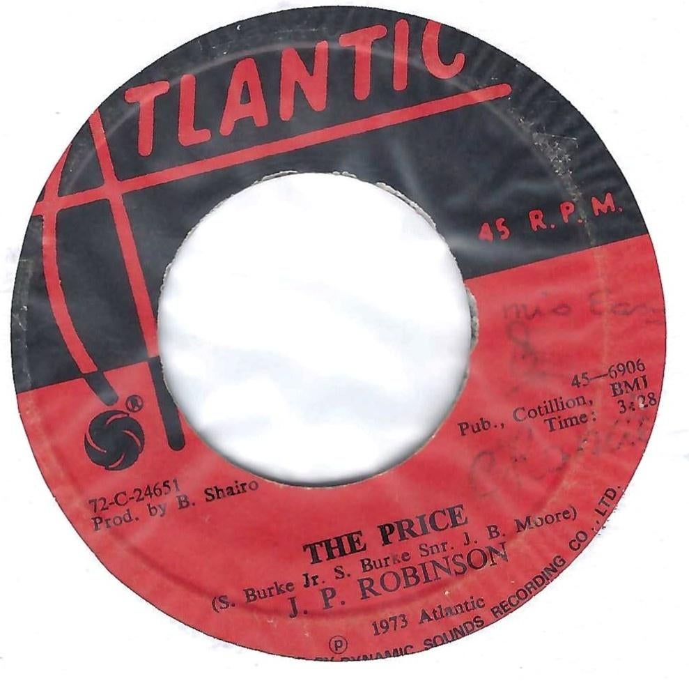 Soul 45: J. P. Robinson – The Price, Gebruikt, 7 inch, Single, Ophalen of Verzenden