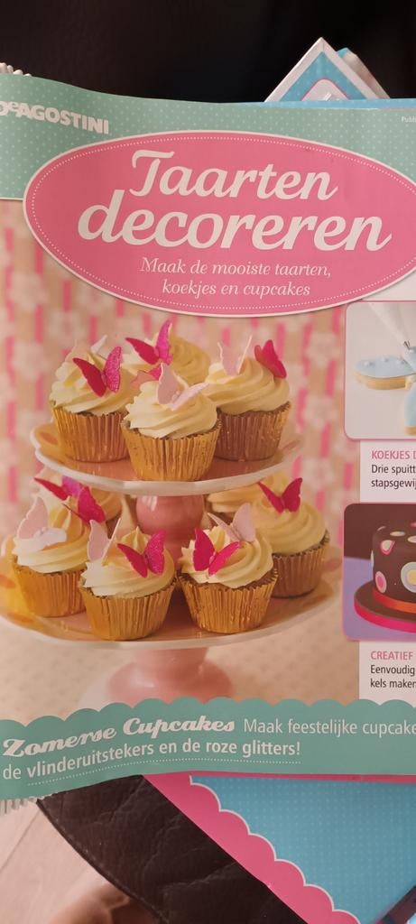 Taartendecoratie  tijdschriften, Boeken, Ophalen