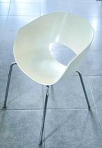 Set van 6 witte kuipstoelen, Huis en Inrichting, Stoelen, Ophalen, Kunststof, Gebruikt, Wit