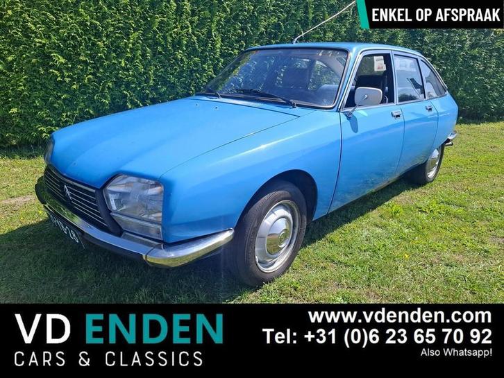 Citroen GS Club 1220 - 1977, Auto's, Oldtimers, Bedrijf, Te koop, Citroën, Benzine, Berline, 4 deurs, Handgeschakeld, Blauw, Blauw