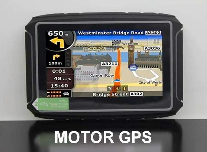 Nieuwe  Motor  GPS Navigaties  met nieuwste  kaarten Europa, Motoren, Accessoires | Navigatiesystemen, Nieuw, Ophalen of Verzenden