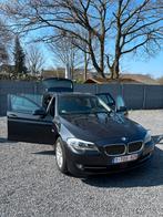 BMW 520D 2013, Auto's, Euro 5, USB, Zwart, Zwart