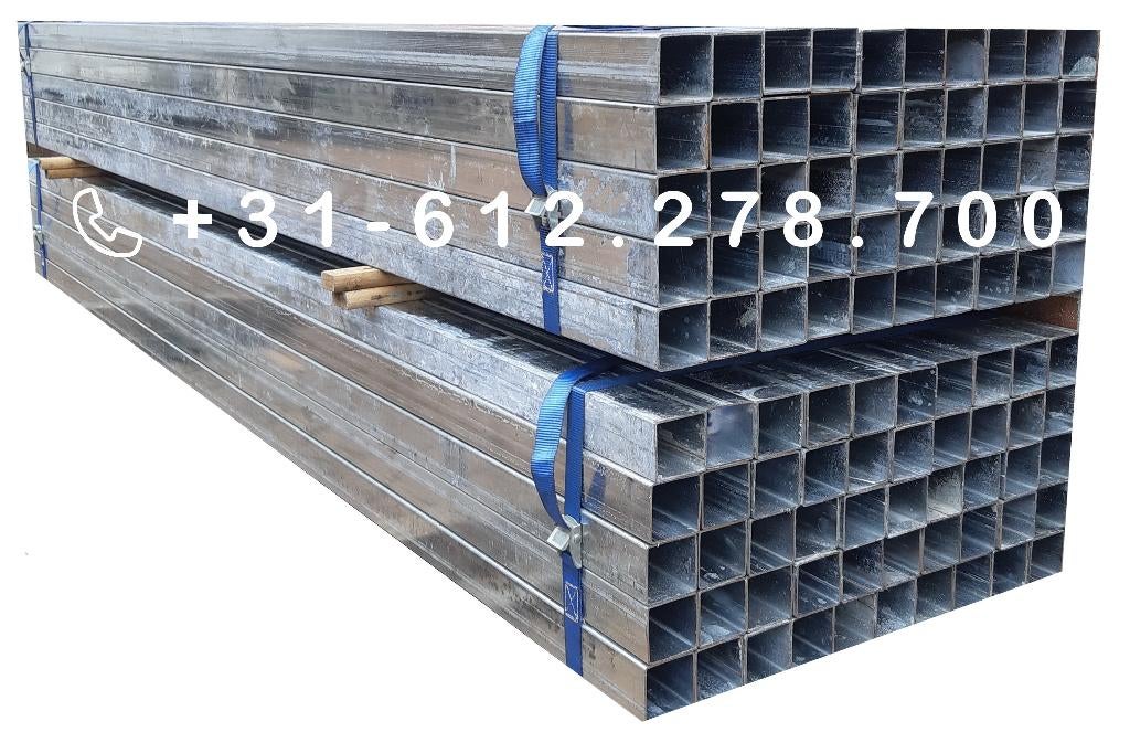 STALEN - KOKERS - KOKERPROFIELEN - 50x50x2mm - L=240, Bricolage & Construction, Métaux, Comme neuf, Fer, Enlèvement