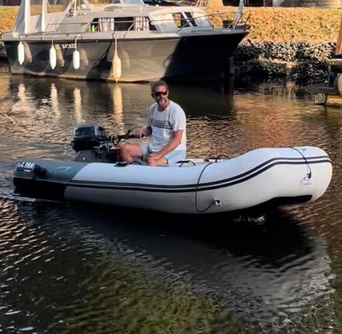 Yamaha rubberboot, 10pk motor en trailer in nieuwstaat, Watersport en Boten, Rubberboten, Zo goed als nieuw, Yamaha, Aluminium
