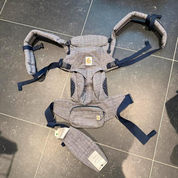 Ergobaby draagzak + fleece cover, Kinderen en Baby's, Babydragers en Draagdoeken, Zo goed als nieuw, Draagzak, Overige merken