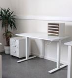 TROTTEN
Bureau zit/sta, wit, 160x80 cm, Huis en Inrichting, Bureaus, Ophalen, Zo goed als nieuw, /, /