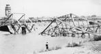 photo orig. GI US Army - pont détruit - WW2, Photo ou Poster, Armée de terre, Envoi