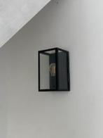 Industriële plafondlamp, Ophalen, Zo goed als nieuw, Glas