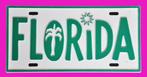 Autoplaat FLORIDA, Verzenden