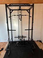 Powerrack homegym full rack, Sport en Fitness, Ophalen, Zo goed als nieuw