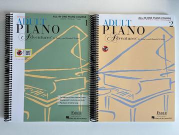 Faber piano adventures 1 + 2 beschikbaar voor biedingen