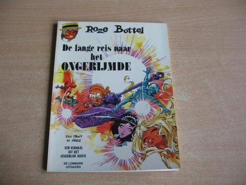 Roze Bottel 5 : De lange reis naar het ongerijmde - 1e druk., Boeken, Stripverhalen, Zo goed als nieuw, Eén stripboek, Ophalen of Verzenden