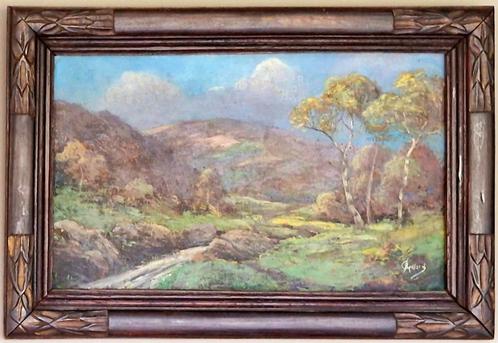 Tableau signé de Gillard, Antiek en Kunst, Kunst | Schilderijen | Klassiek, Ophalen