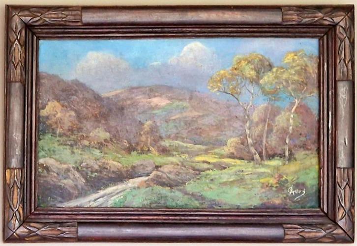 Tableau signé de Gillard, Antiek en Kunst, Kunst | Schilderijen | Klassiek, Ophalen