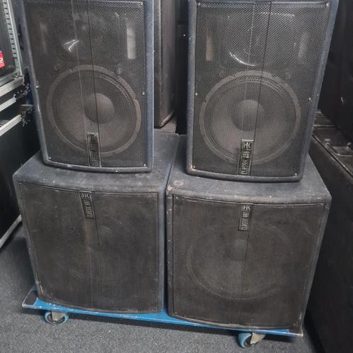 HK classic art  set   TOPS + SUBS, Audio, Tv en Foto, Luidsprekerboxen, Zo goed als nieuw, Ophalen