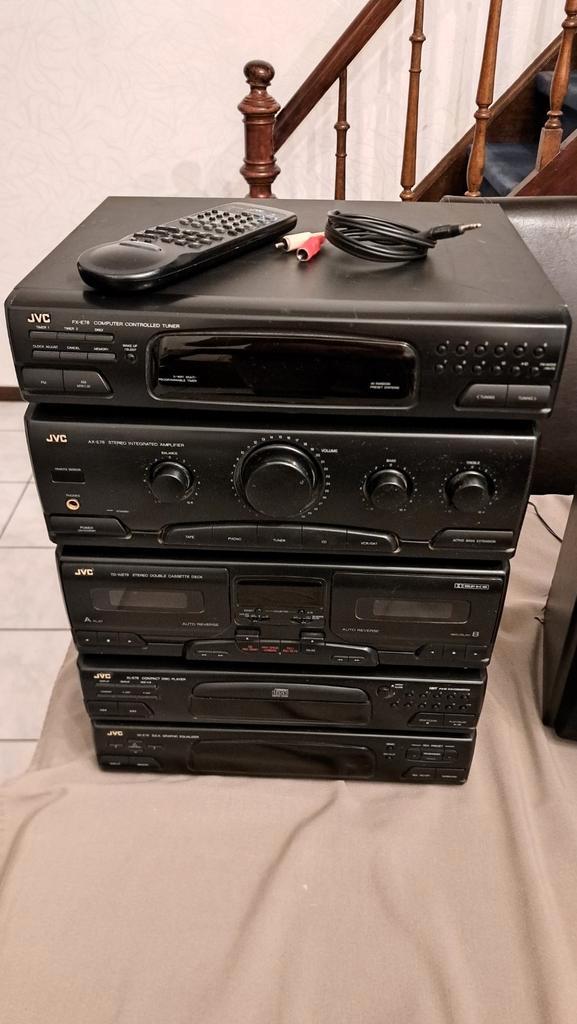 JVC, Audio, Tv en Foto, Stereoketens, Gebruikt, Cassettedeck, JVC, Ophalen