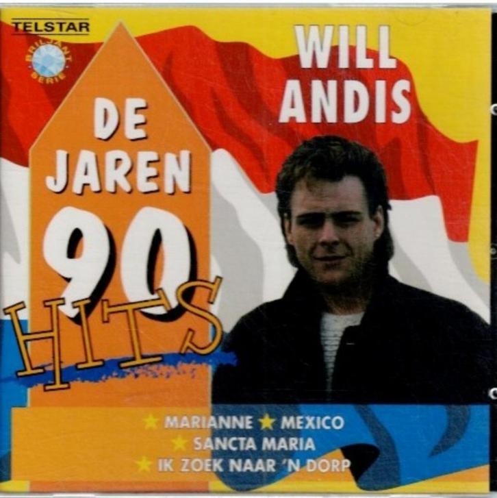 cd    -   Will Andis – De Jaren 90 Hits, Cd's en Dvd's, Cd's | Overige Cd's, Ophalen of Verzenden