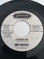 JIMMY BREEDLOVE. A JEALOUS FOOL. VG. POPCORN 45T, CD & DVD, Vinyles | R&B & Soul, Utilisé, Enlèvement ou Envoi