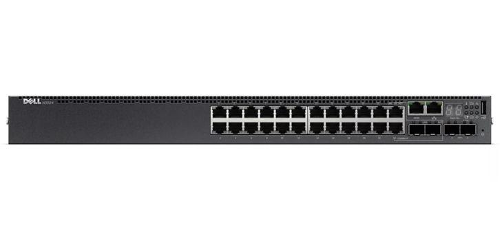 Dell Networking N3024 24p Gigabit Switch 2x PSU, Computers en Software, Netwerk switches, Refurbished, Ophalen of Verzenden