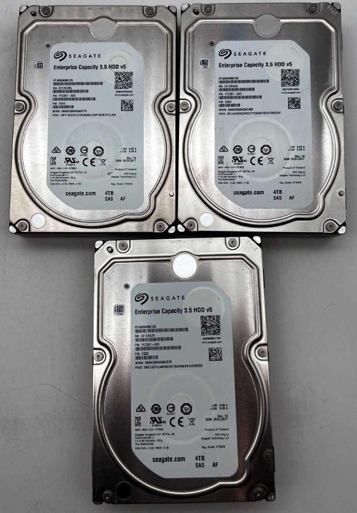 Disques Dur HDD Seagate SAS 4TB Enterprise, Informatique & Logiciels, Disques durs, Comme neuf, Serveur, Interne, SAS, Enlèvement ou Envoi