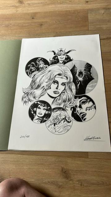 Rode Ridder Karel Biddeloo seriegrafie portfolio 1986, Enlèvement ou Envoi, Utilisé