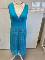 Turquoise kleedje Twin-Set beachwear - maat XL, Blauw, Maat 42/44 (L), Onder de knie, Zo goed als nieuw