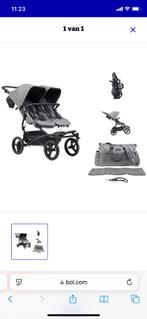 Mountain duet tweeling buggy, Kinderen en Baby's, Kinderwagens en Combinaties, Ophalen, Gebruikt, Verstelbare duwstang, Bugaboo