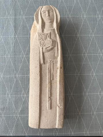 Onze Lieve Vrouwenbeeld beige steen beschikbaar voor biedingen