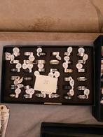 Lot ringen stainless steel, nieuw,verschillende maten 16/22, Ophalen, Overige kleuren, IJzer of Staal, Nieuw