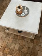Massieve  eiken salontafel, Huis en Inrichting, Ophalen, Zo goed als nieuw, Vierkant