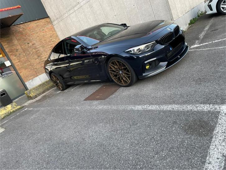 420 dA 2019, Auto's, BMW, Particulier, 4 Reeks Gran Coupé, Diesel, Euro 6, Coupé, 5 deurs, Automaat, Blauw, Zwart, Leder, Achterwielaandrijving