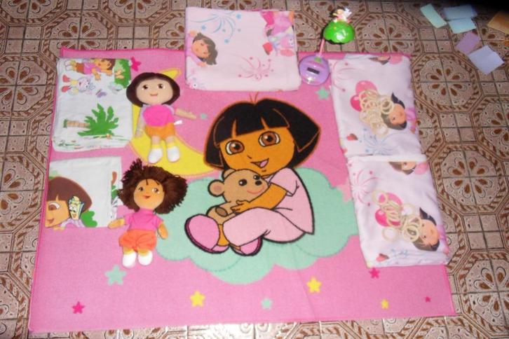A vendre ensemble d'objet dora, Kinderen en Baby's, Kinderkamer | Inrichting en Decoratie, Zo goed als nieuw, Overige typen, Ophalen of Verzenden