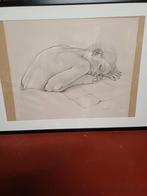 Dessin Francine van Hove étude Karen au repos