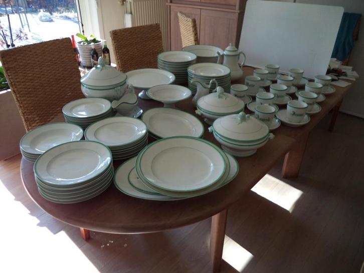 service porcelaine ancienne Vermeren Coché/Mehum&cie, Antiquités & Art, Antiquités | Porcelaine, Enlèvement