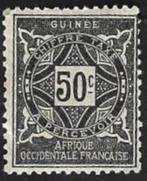 1 Postzegel Guinee 1914 Portzegels - cijfers in ornament, Postzegels en Munten, Postzegels | Afrika, Ophalen of Verzenden, Guinee