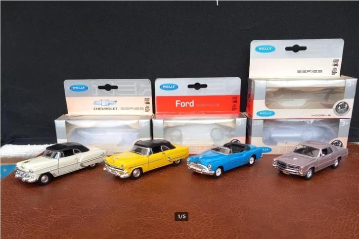 schaalmodellen ,American scale oldtimer cars.nieuw in doos, Hobby en Vrije tijd, Modelauto's | 1:43, Nieuw, Auto, Ophalen of Verzenden