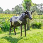 Sculptuur; Koe van metaal - Mooievogels, Antiek en Kunst, Ophalen of Verzenden