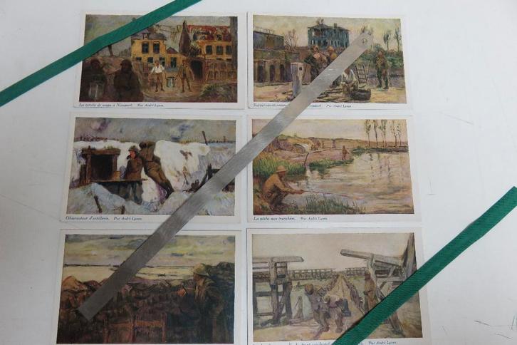 Militaria Ansichtkaartenserie, Verzamelen, Postkaarten | Themakaarten, Ongelopen, 1920 tot 1940, Politiek en Historie, Ophalen of Verzenden