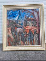 Huile sur panneau signe ortman, Antiquités & Art, Enlèvement ou Envoi